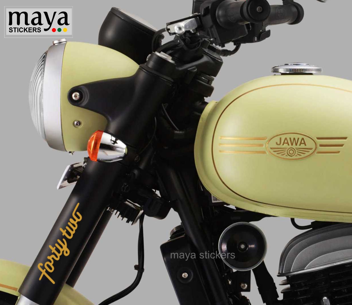  Jawa  42 logo sticker  in custom colors and sizes